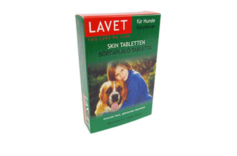 Lavet bőrtápláló tabletta kutyáknak  50 db