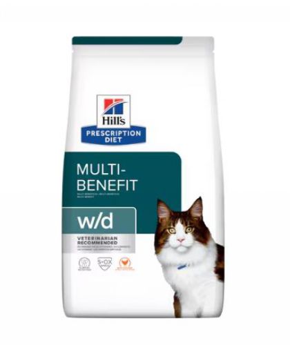 Hill's Prescription Diet w/d Digestive/Weight Management száraz macskatáp  1.5 kg