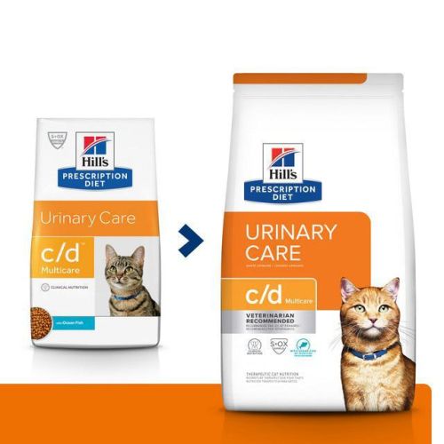 Hill's Prescription Diet c/d Multicare Urinary Care száraz macskatáp, hal  1.5 kg