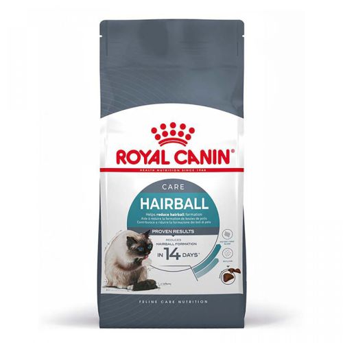 Royal Canin Hairball Care - száraz táp felnőtt macskák részére a szőrlabdák könnyebb eltávozásáért 400 g