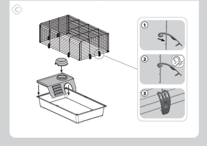 Ferplast Rabbit 100 nyúlketrec  1 db