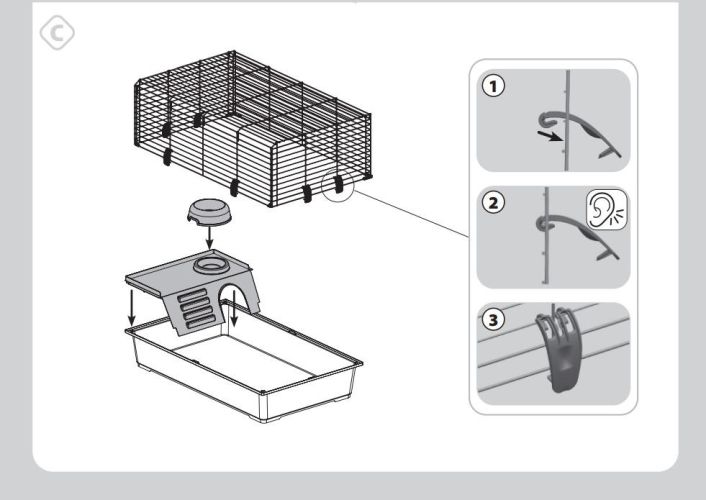 Ferplast Rabbit 120 nyúlketrec  1 db