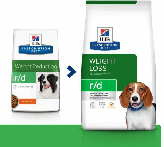 Hill's Prescription Diet r/d Weight Reduction száraz kutyatáp  4 kg