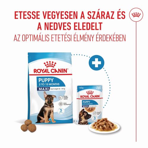 Royal Canin Maxi Puppy - nagytestű kölyök kutya száraz táp  15 kg