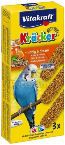 Vitakraft tripla rúd mézes és szezámmagos hullámos papagájnak  1 db