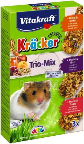 Vitakraft tripla rúd mézes-gyümölcsös-mogyorós rúd aranyhörcsögnek  1 db