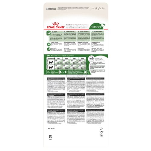 Royal Canin Outdoor 7+ - szabadba gyakran kijáró, aktív idősödő macska száraztáp  400 g