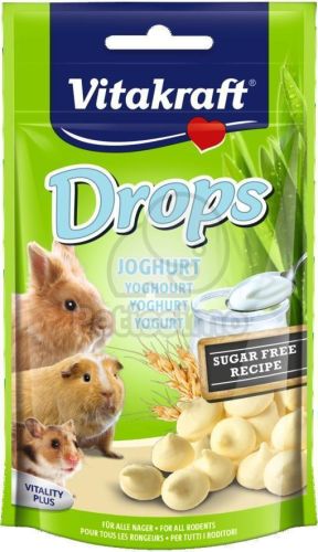 Vitakraft Drops joghurtos jutalomfalat  75 g