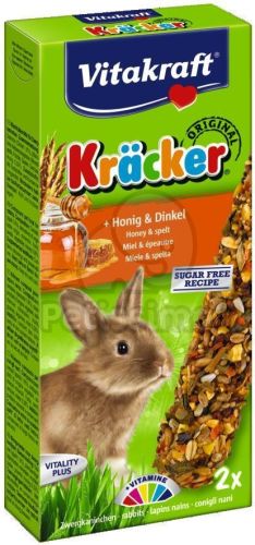Vitakraft dupla rúd mézzel és tönköllyel nyulaknak  2 db