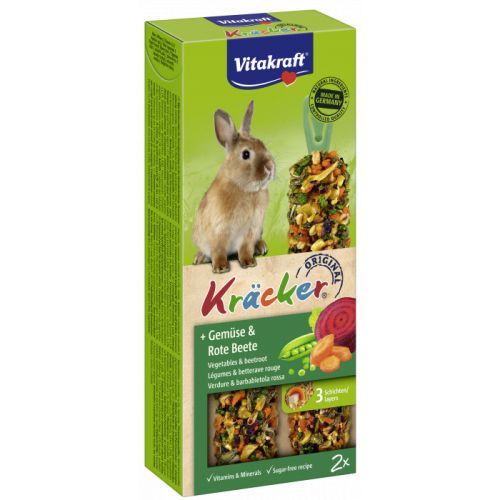 Vitakraft dupla rúd zöldséggel és céklával nyulaknak  2 db