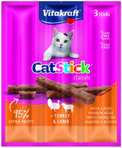 Vitakraft Cat Stick Classic - pulyka és bárány  1 db