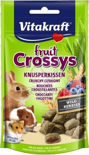 Vitakraft Crossy jutalomfalat rágcsálóknak - erdei gyümölcs  50 g