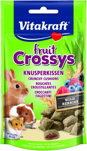 Vitakraft Crossy jutalomfalat rágcsálóknak - erdei gyümölcs  50 g
