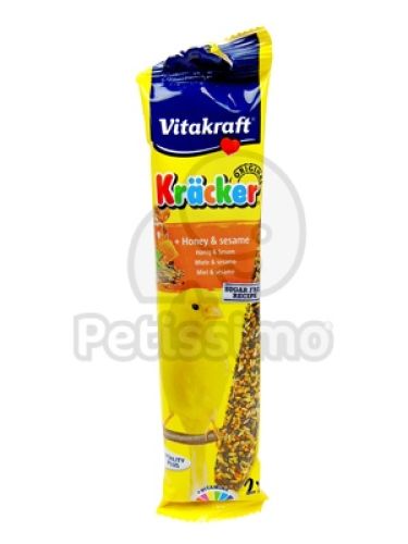 Vitakraft kracker dupla rúd mézes és szezámmagos kanáriknak  2 db