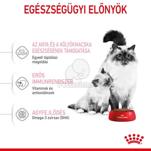 Royal Canin Mother & Babycat -  kölyök és anya macska száraz táp  400 g