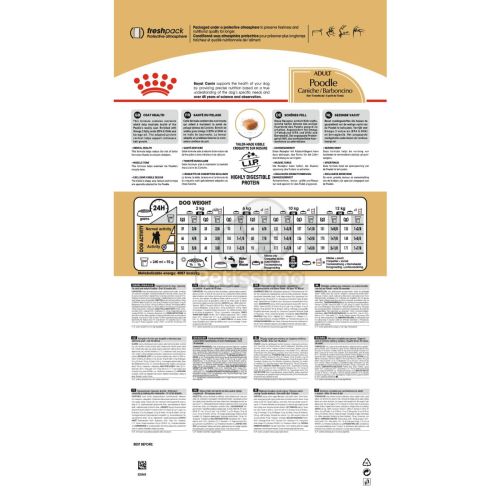 Royal Canin Poodle Adult - Uszkár felnőtt kutya száraz táp  500 g