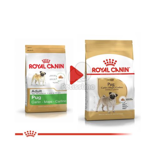 Royal Canin Pug Adult - Mopsz felnőtt kutya száraz táp  1.5 kg