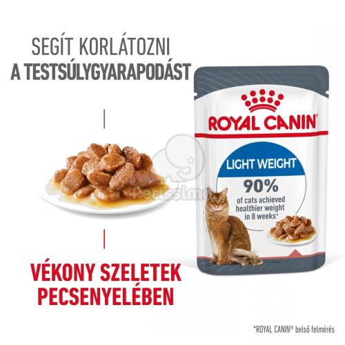 Royal Canin Light Weight Care - szószos nedves táp felnőtt macskák részére az ideális testsúly eléréséért  85 g