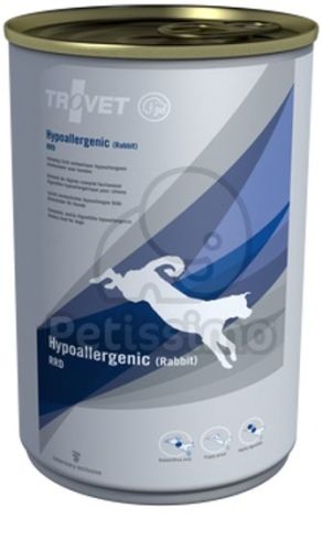 Trovet Hypoallergenic Rabbit Dog Konzerv (RRD)  400 g