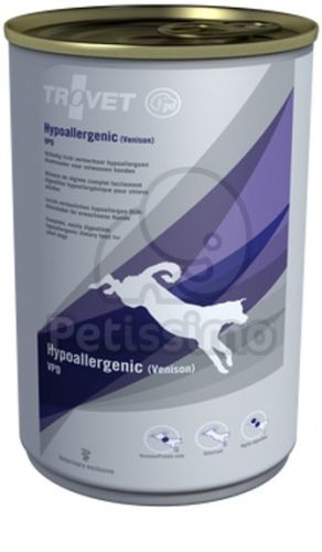 Trovet Hypoallergenic Venison Konzerv (VPD)  400 g