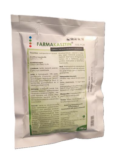 Farmakasztin 75% por 100 g