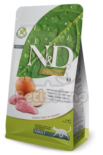 N&D Prime Cat Adult Boar & Apple  300 g