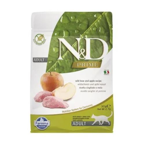 N&D Prime Cat Adult Boar & Apple  300 g