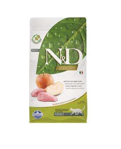 N&D Prime Cat Adult Boar & Apple  1.5 kg