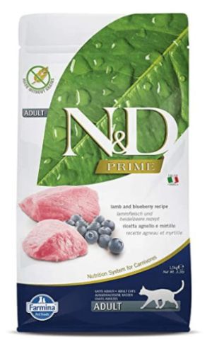 N&D Prime Cat Adult Lamb & Blueberry  1.5 kg