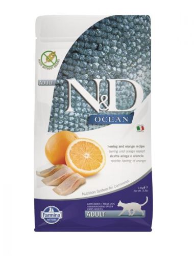 N&D Ocean Cat Adult Herring & Orange  1.5  kg