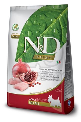 N&D Prime Dog Adult Mini Chicken & Pomegranate  2.5 kg