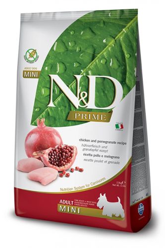 N&D Prime Dog Adult Mini Chicken & Pomegranate  2.5 kg