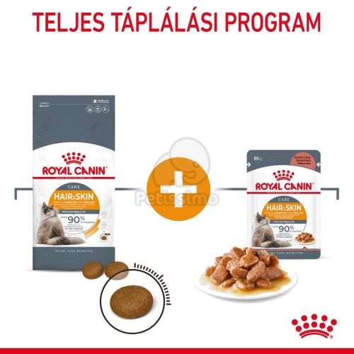 Royal Canin Hair & Skin Care - szószos nedves táp felnőtt macskák részére a szebb szőrzetért és az egészséges bőrért  85 g