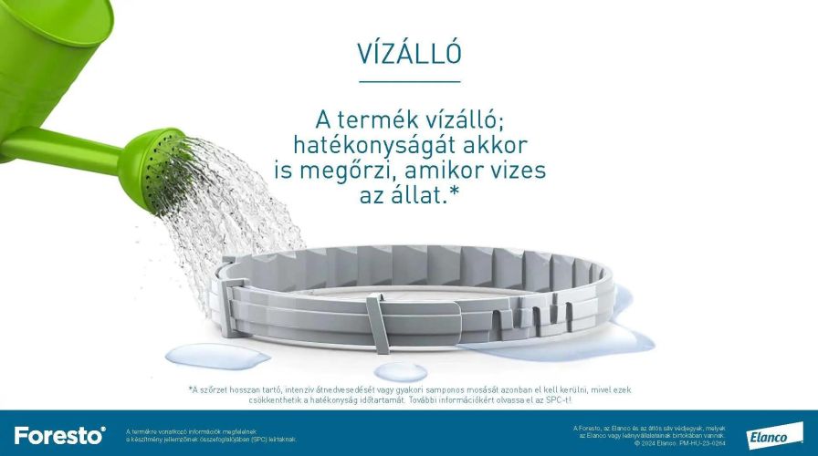 Foresto 1,25 g + 0,56 g nyakörv macskáknak és kutyáknak  1 db