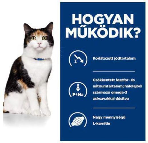 Hill's Prescription Diet y/d Thyroid Care száraz macskatáp  1.5 kg