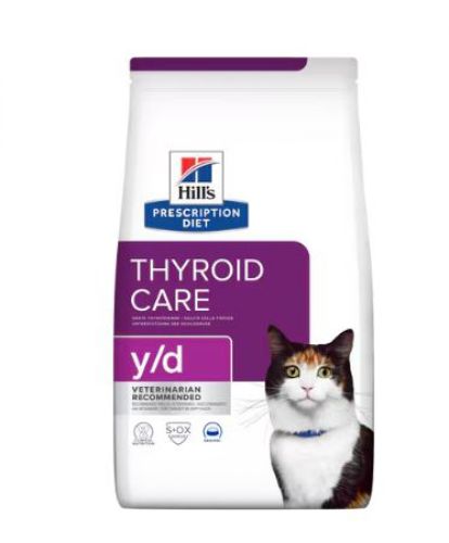 Hill's Prescription Diet y/d Thyroid Care száraz macskatáp  1.5 kg