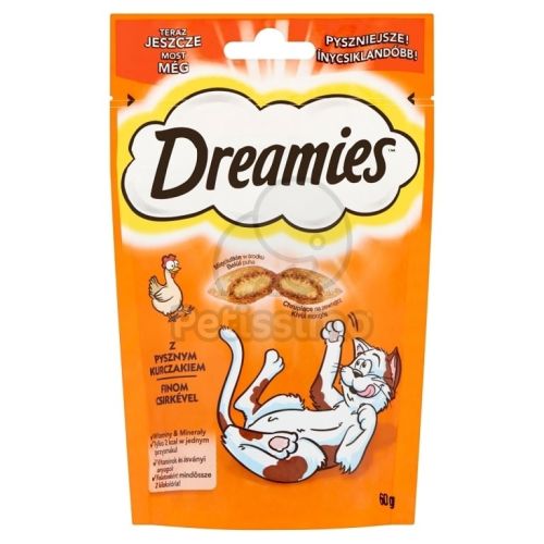 Dreamies jutalomfalat macskák számára csirkével  60 g