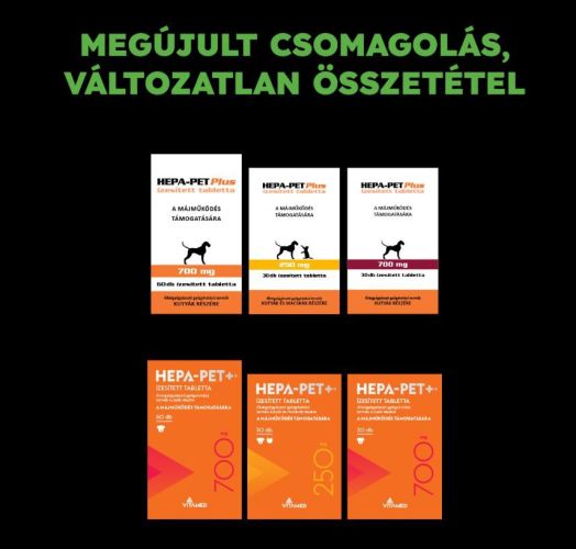 Hepa-Pet Plus 250 mg tabletta  30 db