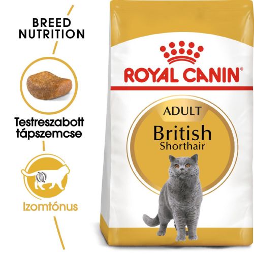Royal Canin British Shorthair Adult - Brit rövidszőrű felnőtt macska száraz táp  2 kg