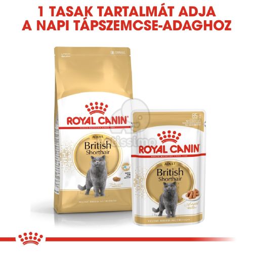 Royal Canin British Shorthair Adult - Brit rövidszőrű felnőtt macska száraz táp  2 kg