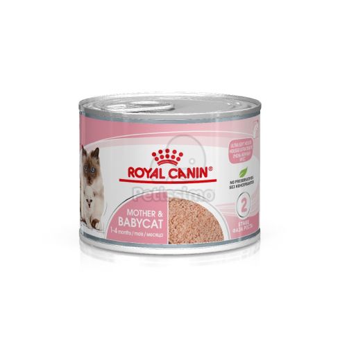 Royal Canin Mother & Babycat Mousse - kölyök macska pépes nedves táp  195 g