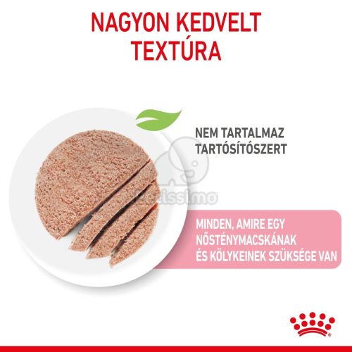 Royal Canin Mother & Babycat Mousse - kölyök macska pépes nedves táp  195 g
