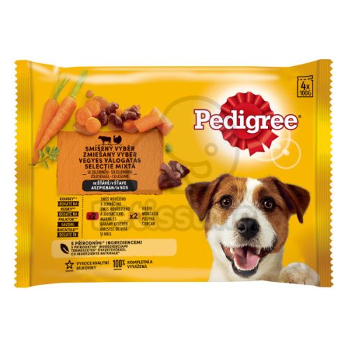 Pedigree alutasakos eledel marhával és báránnyal, pulykával és sárgarépával  1 db