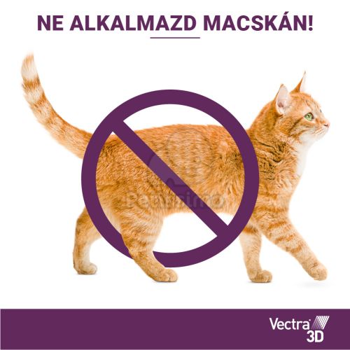Vectra 3D rácsepegtető oldat 1,5 - 4 kg-os kutyáknak XS  3 db