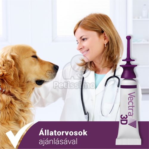 Vectra 3D rácsepegtető oldat 1,5 - 4 kg-os kutyáknak XS  3 db