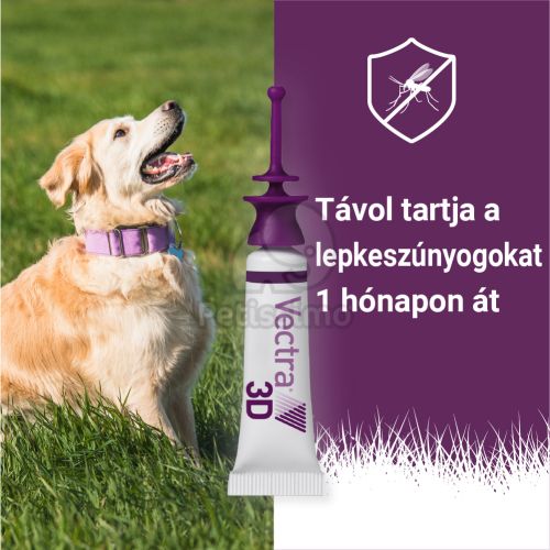 Vectra 3D rácsepegtető oldat 1,5 - 4 kg-os kutyáknak XS  3 db