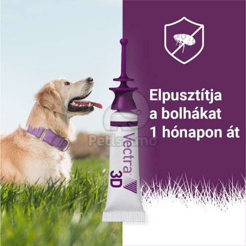 Vectra 3D rácsepegtető oldat 1,5 - 4 kg-os kutyáknak XS  3 db