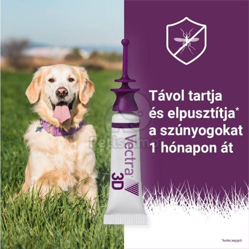 Vectra 3D rácsepegtető oldat kutyáknak 4-10 kg   3 db