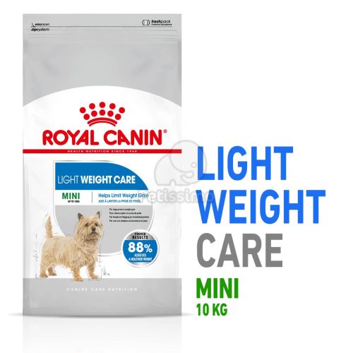 Royal Canin Mini Light Weight Care - száraz táp hízásra hajlamos, kistestű felnőtt kutyák részére  8 kg