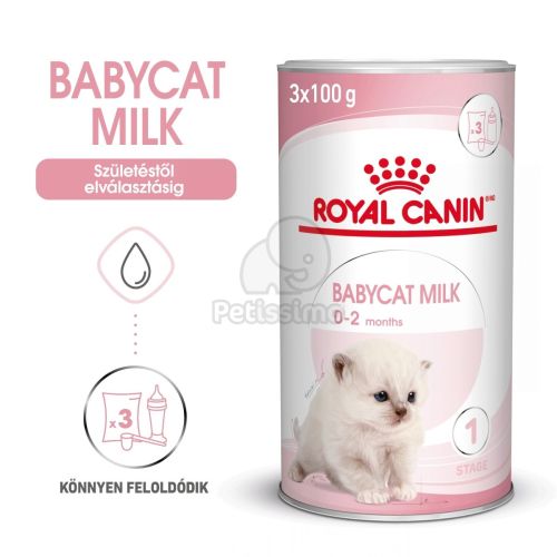 Royal Canin Babycat Milk -  tejpótló tápszer kölyökmacska részére  300 g